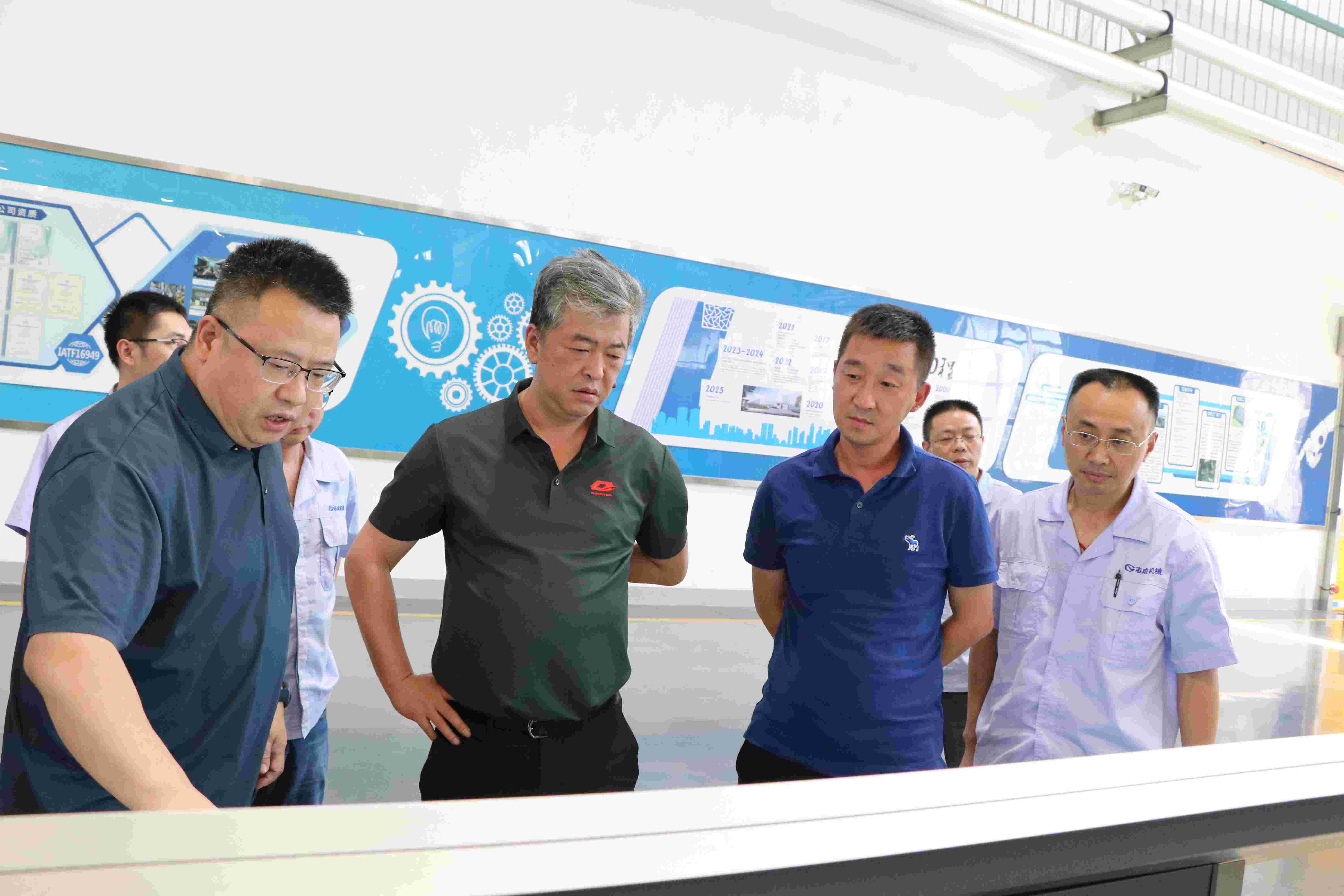 錢江摩托總裁蒞臨志成機械！