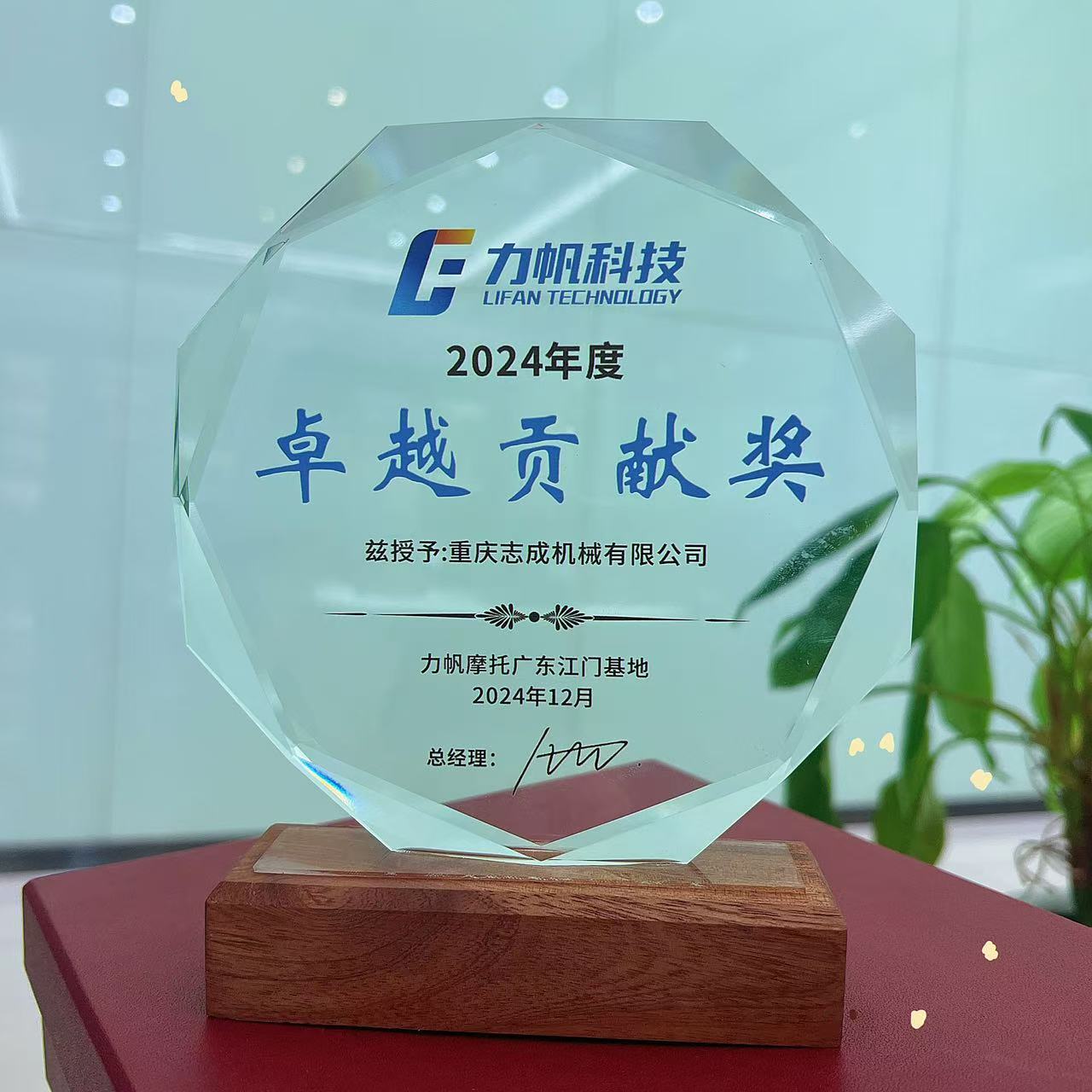卓越貢獻(xiàn)獎-力帆科技